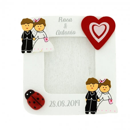 Portafotos Personalizado Para Boda