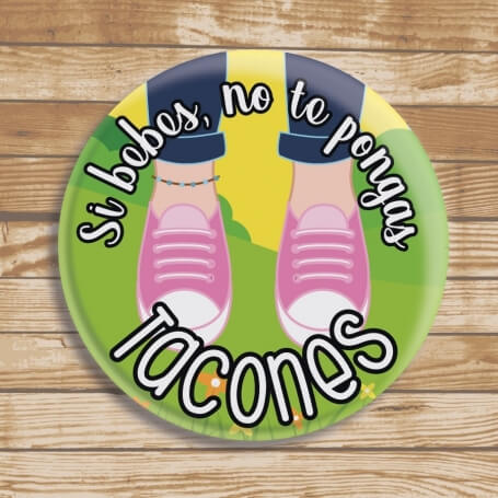 Chapa Original No Te Pongas Tacones