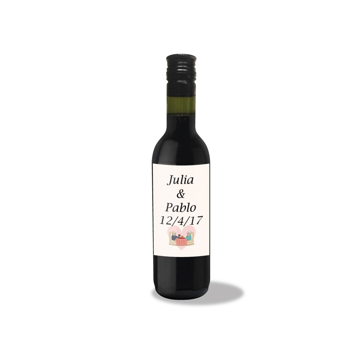 Vinos para regalar en bodas personalizado