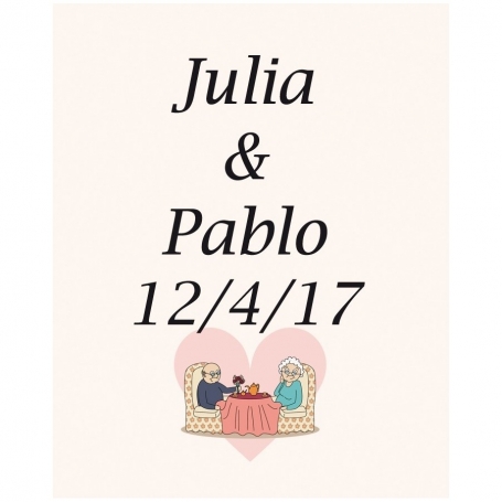 Vinos para regalar en bodas personalizado