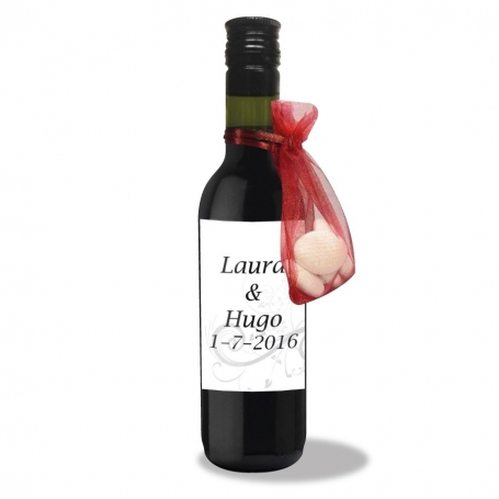 Botellas de vino para bodas detalles personalizados