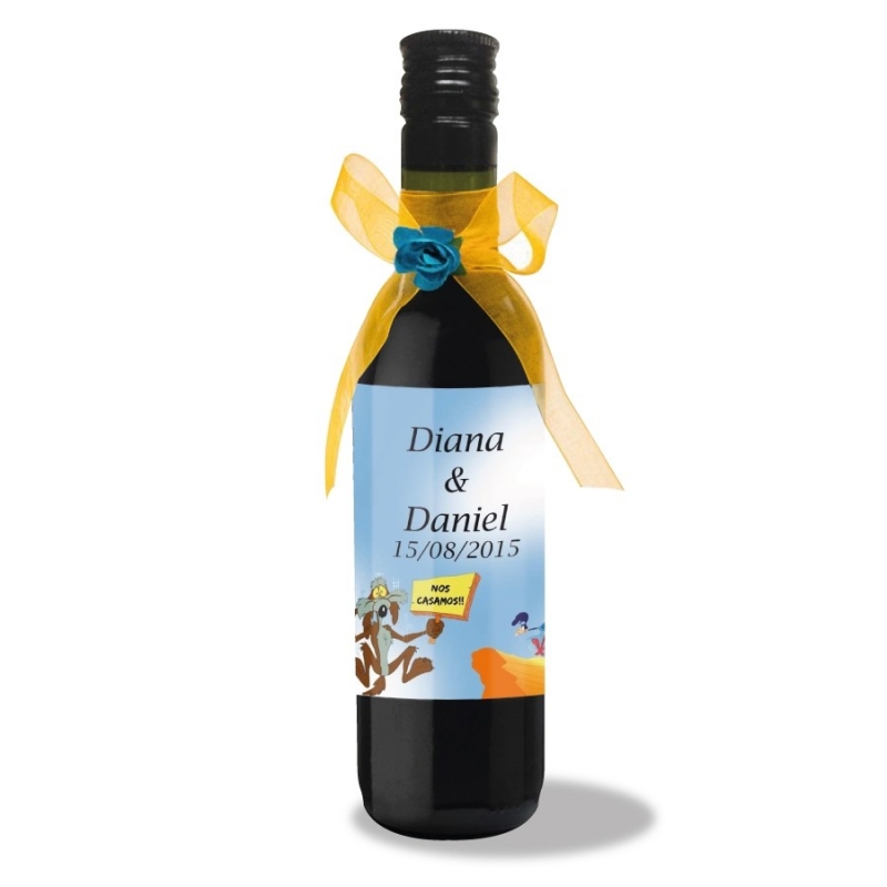 Botella de Vino con Etiqueta Personalizada Botella de Vino con Etiqueta Personalizada