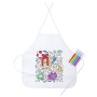 Delantal Para Colorear En Bolsa De Organza