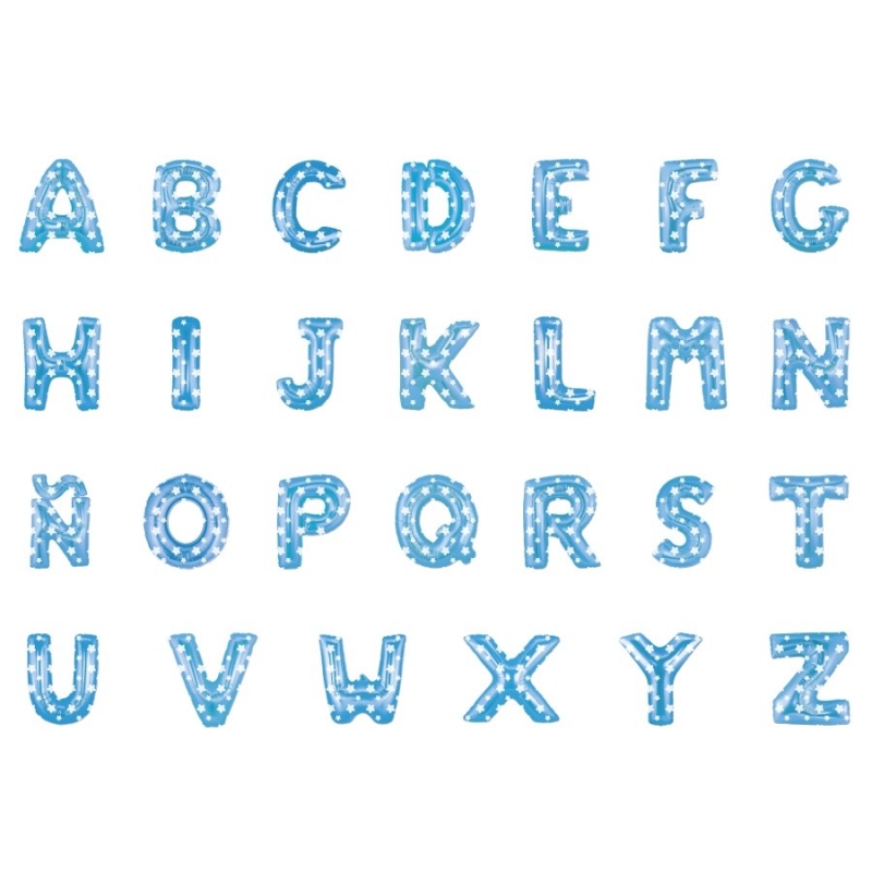 Globos Azules Letras Globos Azules Letras