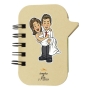Libreta para detalle de bodas personalizada