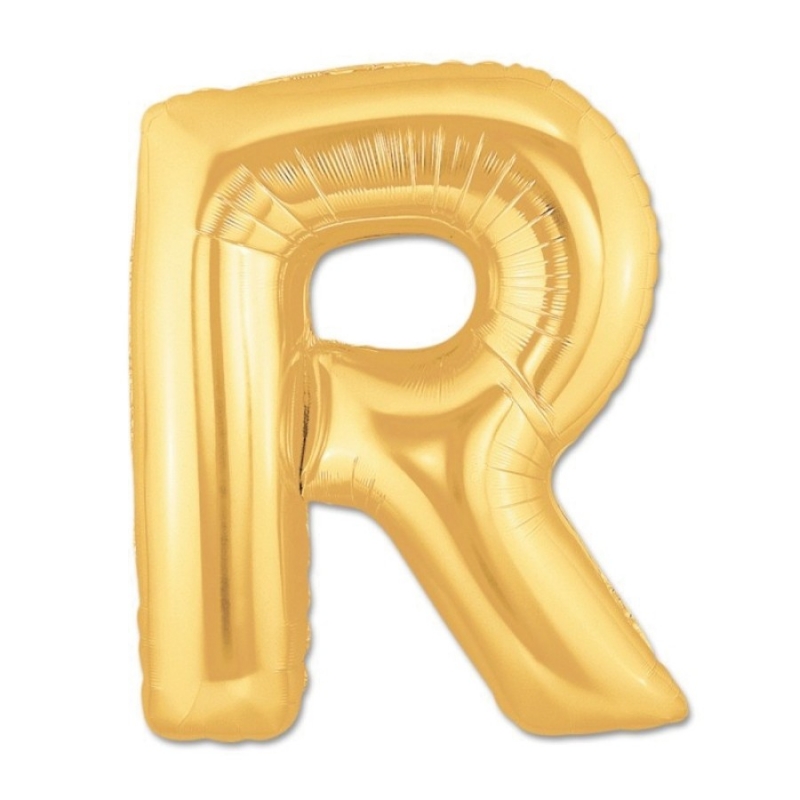 Globos De Letras Doradas