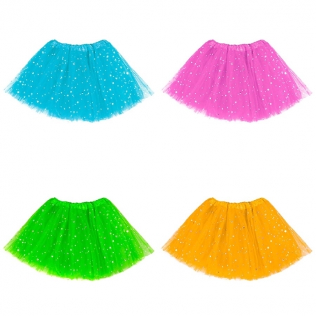 Tutu Con Estrellas Para Disfraz De Adulto
