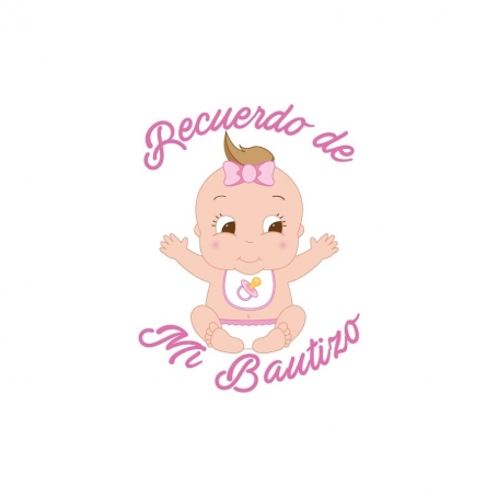 Libreta personalizada para bautizo de niña 