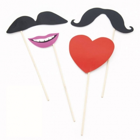 Pack Accesorios Graciosos Para Photocall