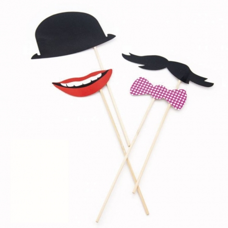 Pack Complementos Graciosos Para Photocall