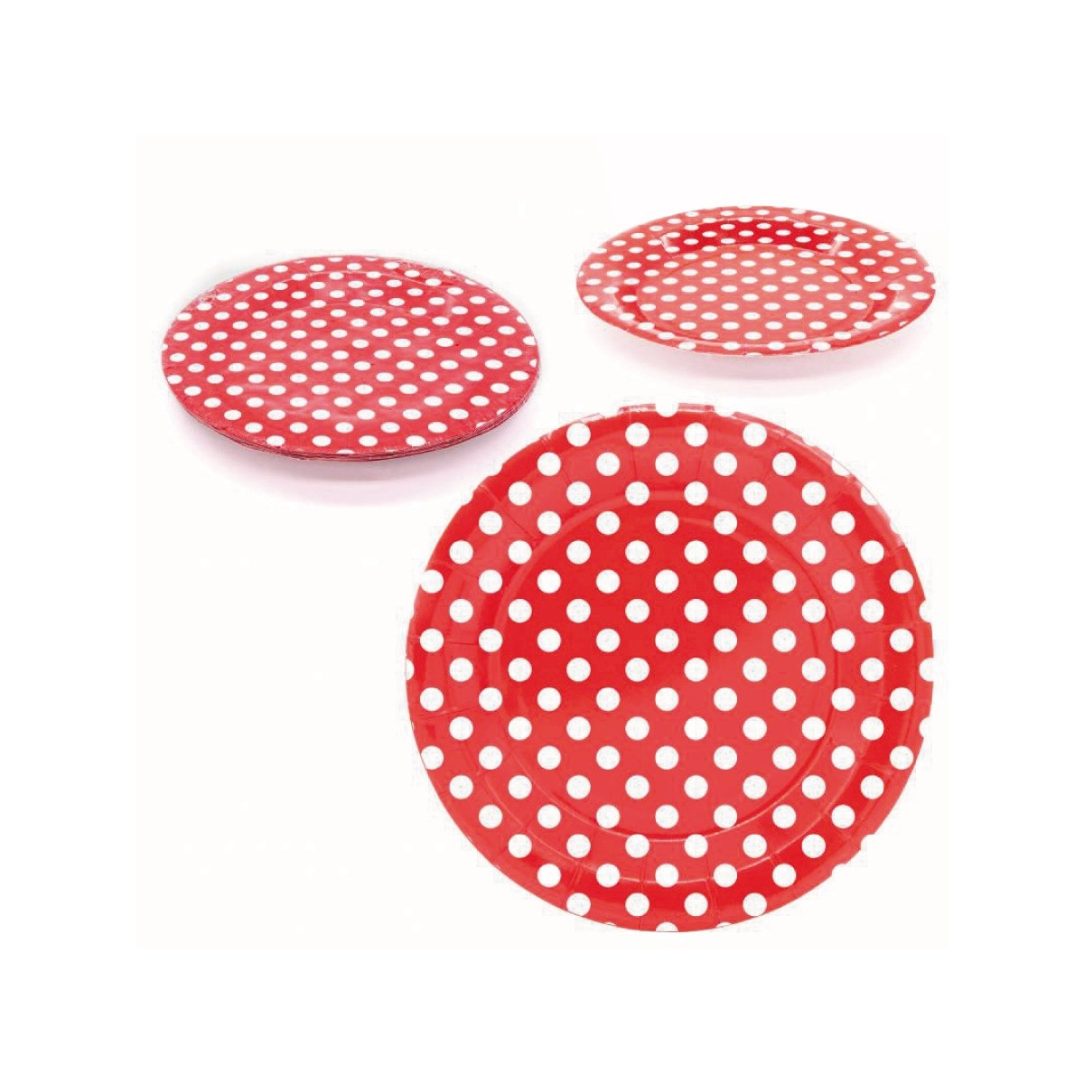 Pack platos de lunares