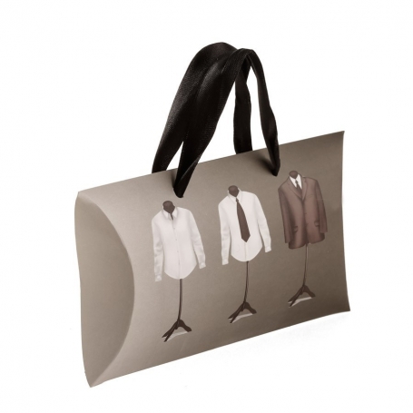 Monedero de polipiel negro con estuche y adhesivo personalizado Un detalle elegante y práctico para bodas