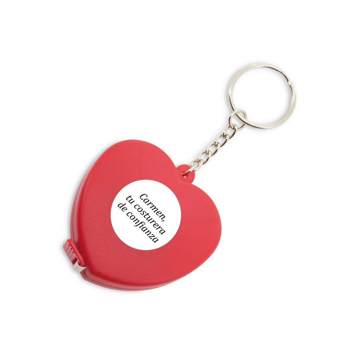 Llavero con metro para empresas personalizado