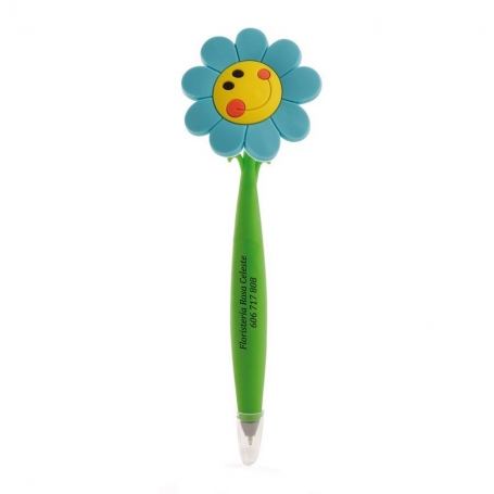 Bolígrafo para regalar gracioso en forma de flor para empresas