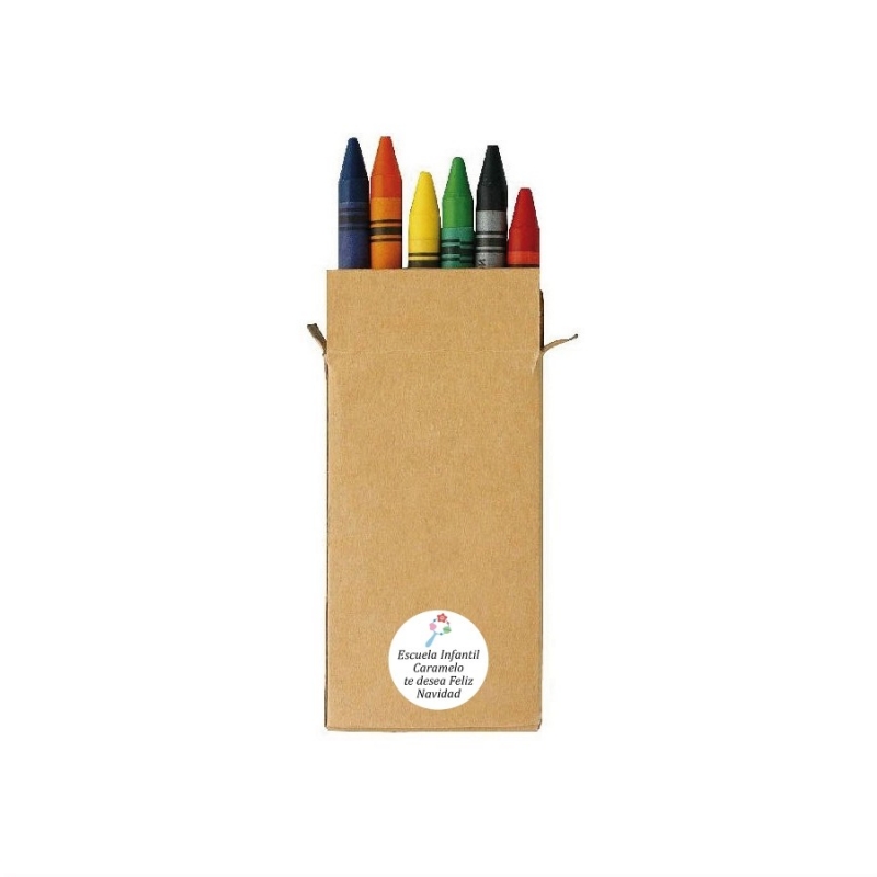 Lápices de cera para niños personalizado