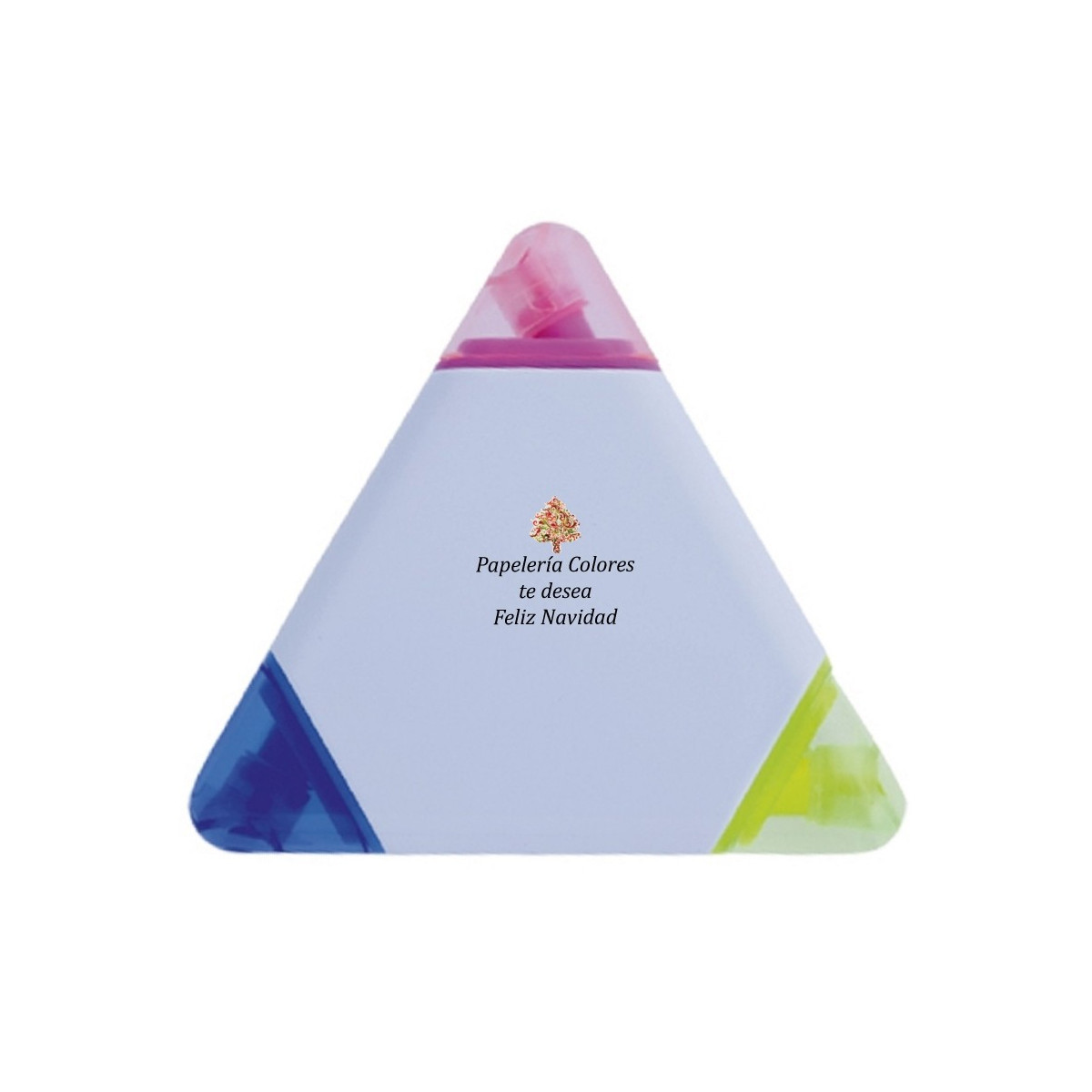 Marcador tricolor para empresas personalizado