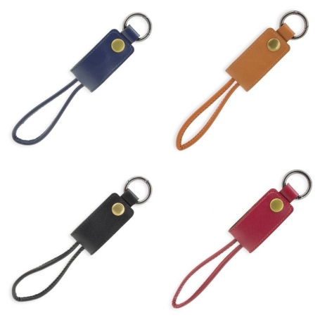 Llaveros De Polipiel Con Cable Conector