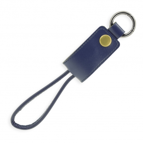Llaveros de polipiel con cable conector