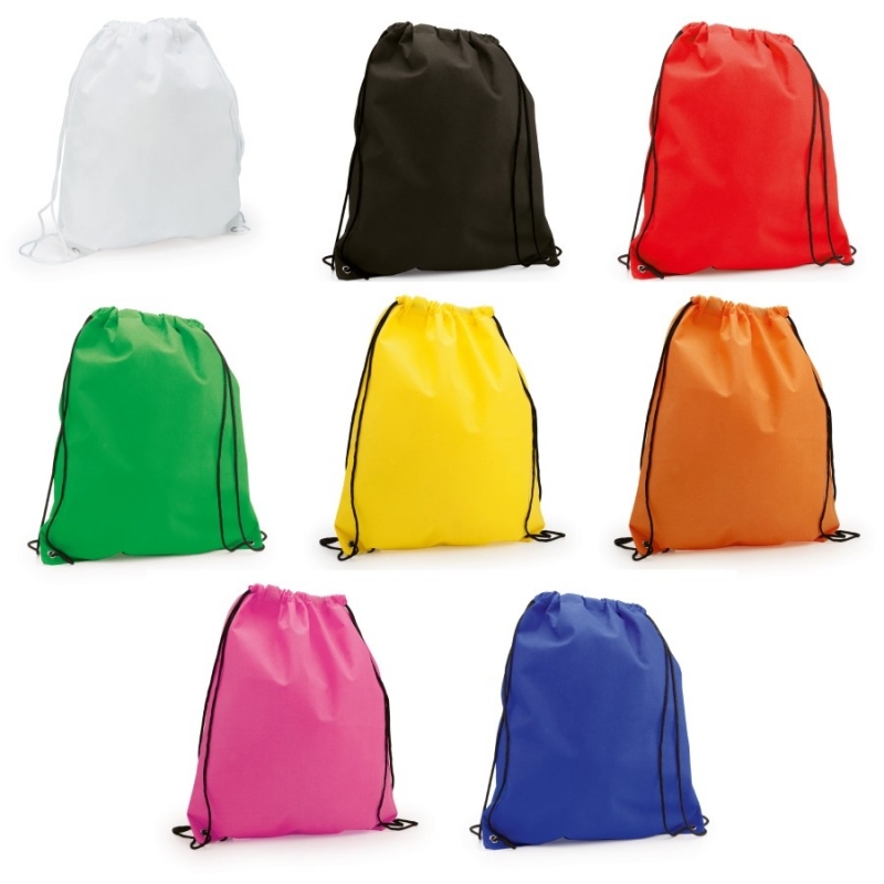 Regalos mochilas saquitos de colores