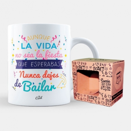 Taza nunca dejes de bailar