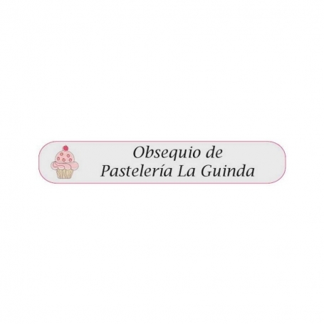 Boligrafo blanco para pastelería personalizado
