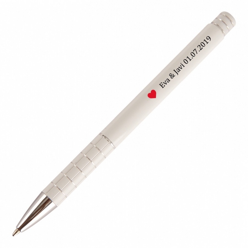 Bolígrafo Blanco Para Bodas Detalles Personalizados Bolígrafo Blanco Para Bodas Detalles Personalizados