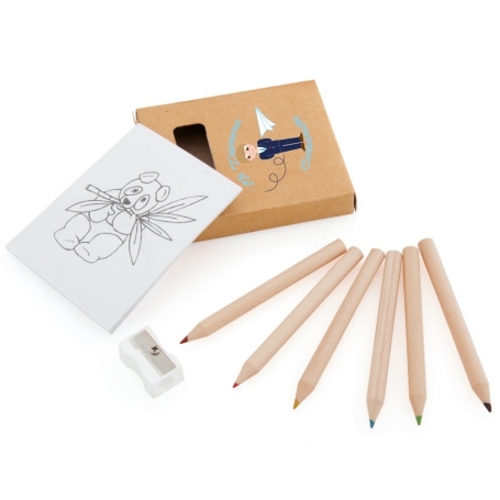 Set Para Colorear Para Comunión De Niño