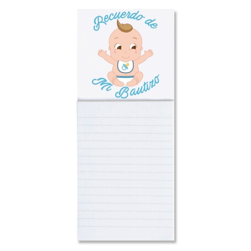 Libreta Con Imán Para Bautizo De Niño Libreta Con Imán Para Bautizo De Niño