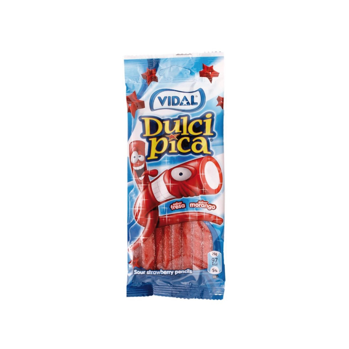 Regalices de fresa con pica pica