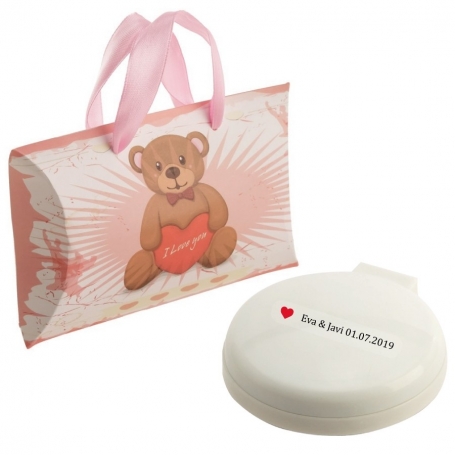 Espejo Con Cepillo Personalizado Para Boda