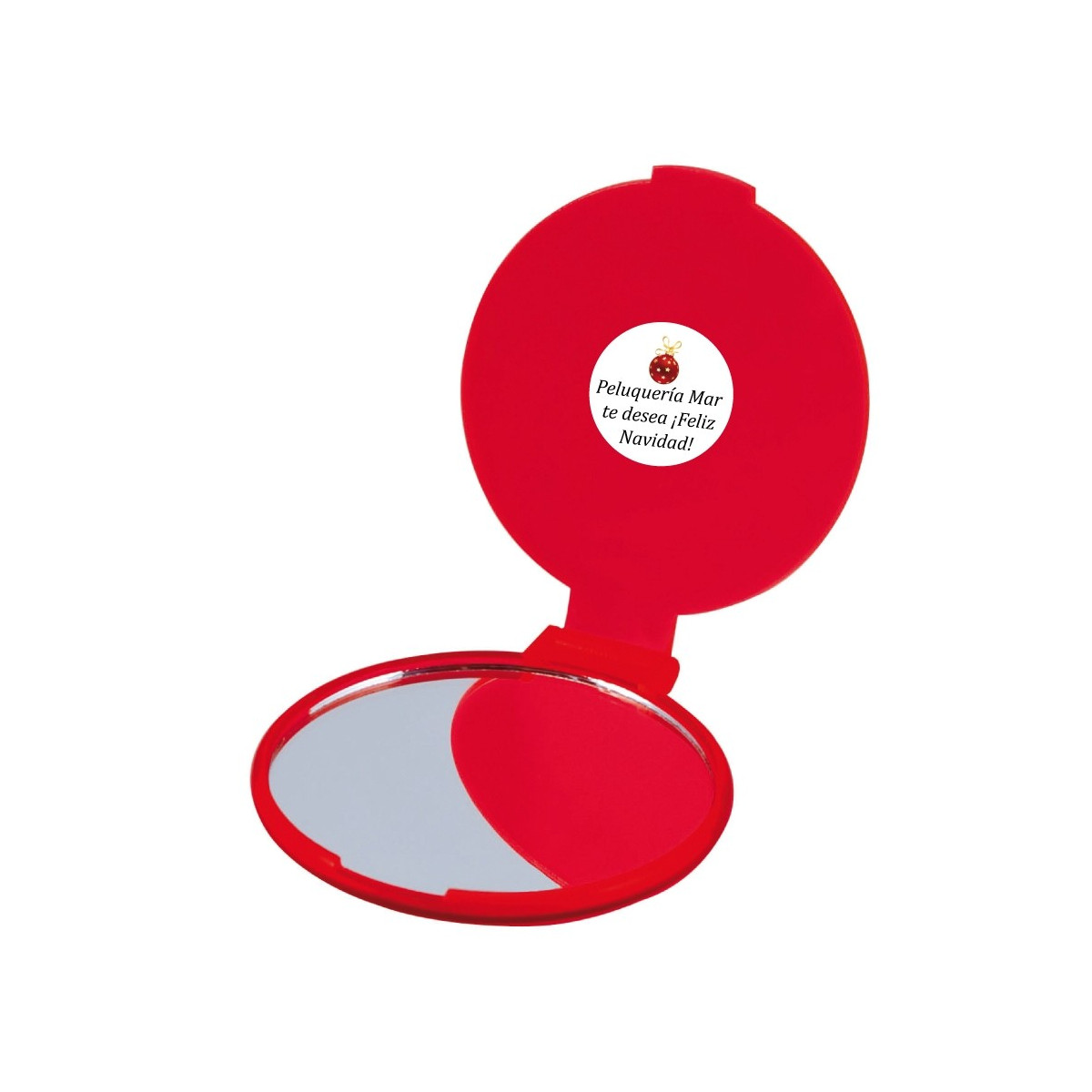 Espejito rojo para empresas personalizado