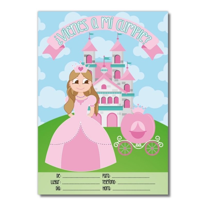 Invitación Para Cumpleaños De Princesa Invitación Para Cumpleaños De Princesa