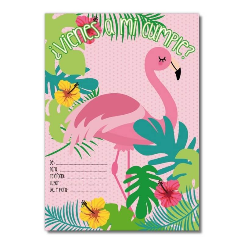 Invitaciones De Cumpleaños De Flamencos Invitaciones De Cumpleaños De Flamencos