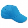 Gorra azul medio para adultos con cierre de velcro: sencilla útil y muy ponible