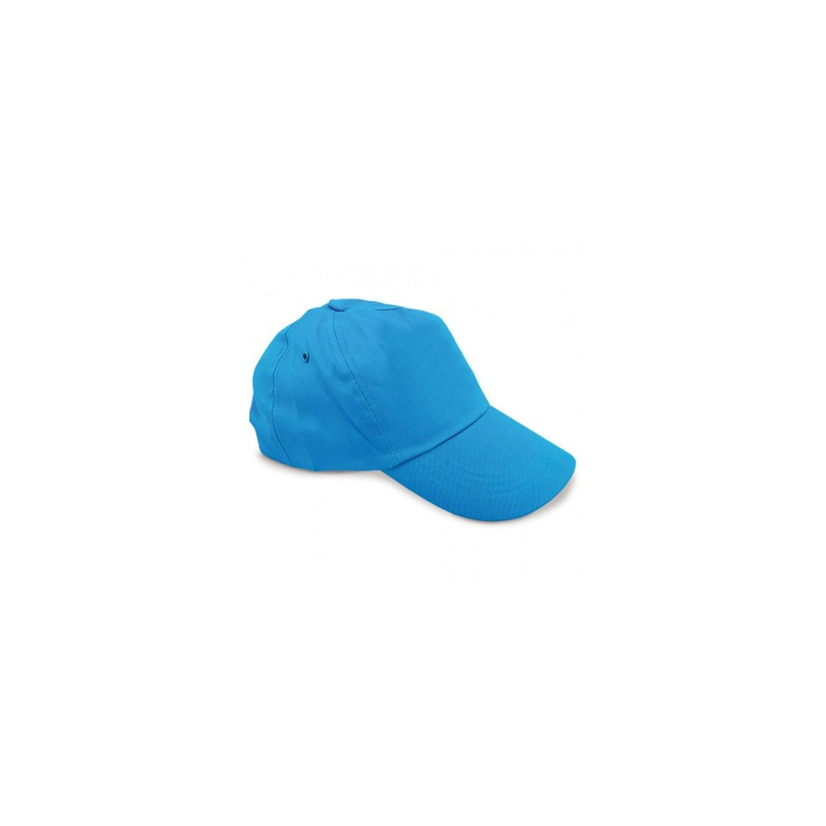 Gorra azul medio para adultos con cierre de velcro: sencilla útil y muy ponible
