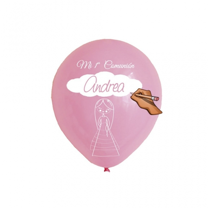 Globo Personalizado para Comunión Pack Globo Personalizado para Comunión Pack