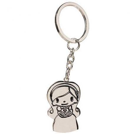 Llavero de comunión para niña personalizado
