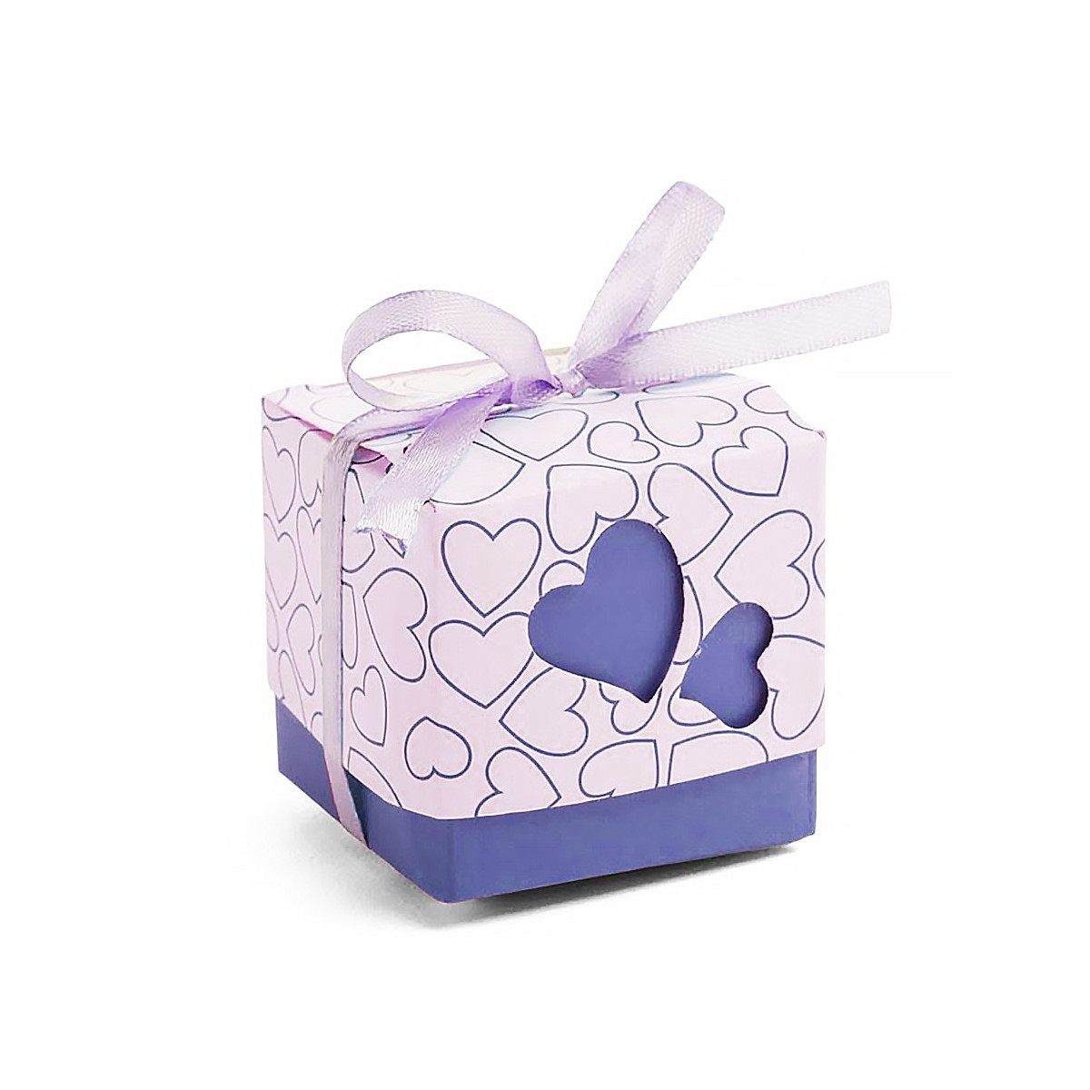 Cajitas decoradas con corazones