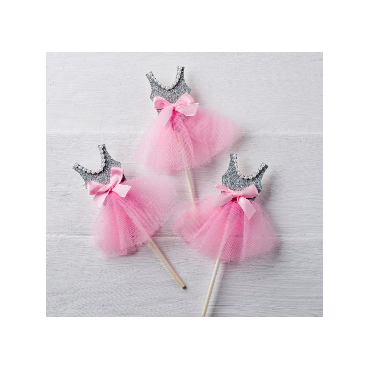 Pic bailarina gris rosa