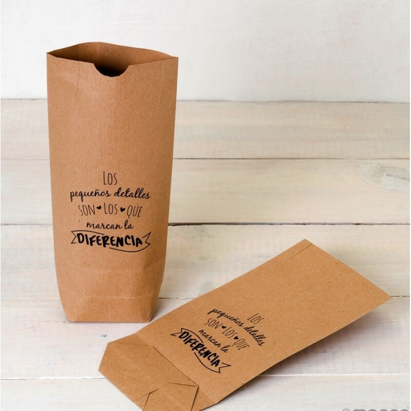 Bolsa Kraft Marcan La Diferencia,negro Bolsa Kraft Marcan La Diferencia,negro