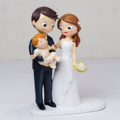 Figura Boda Con Niño Originales