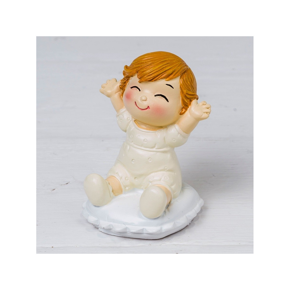 Figura bebé pop &fun sentado en cojín para tarta de bautizo barata