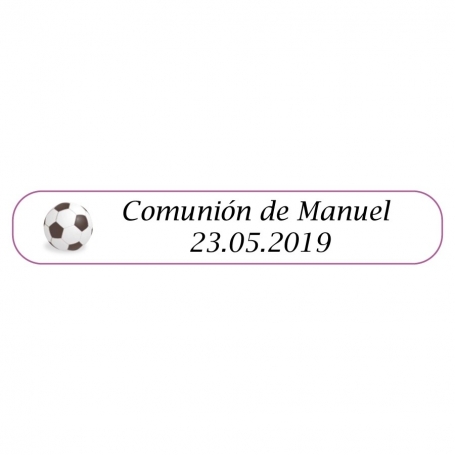 Bolígrafo fútbol personalizado comunión