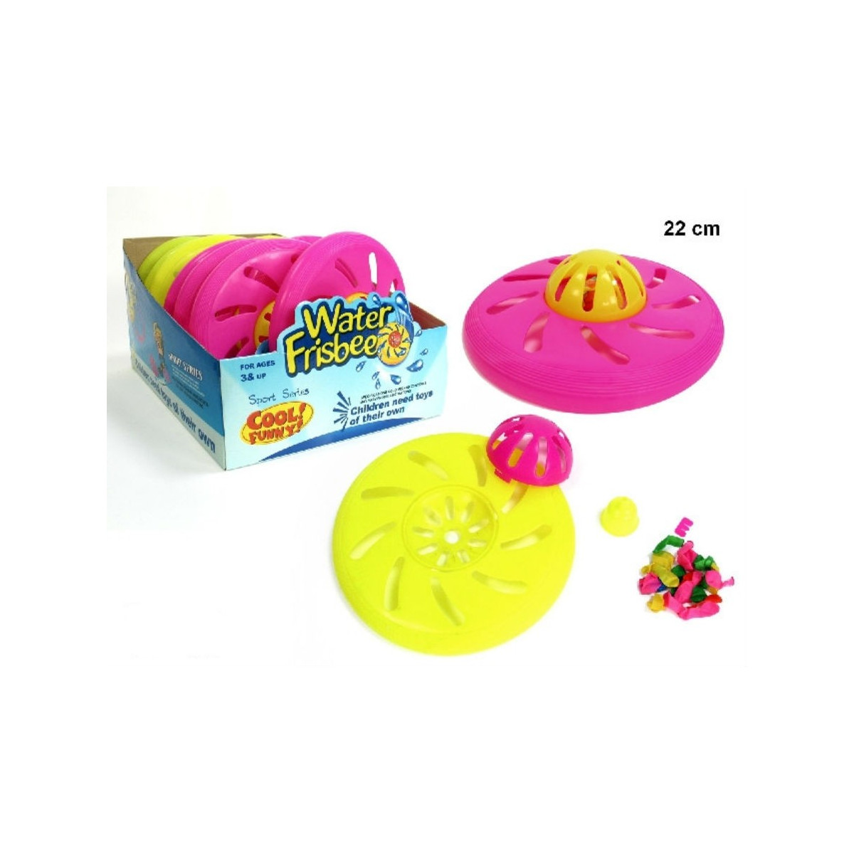 Disco volador con globos