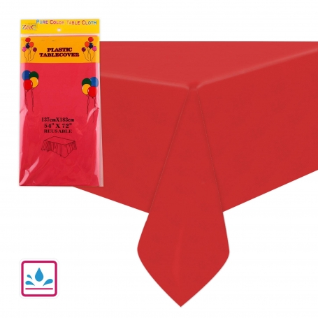 Mantel Para Mesa Rojo