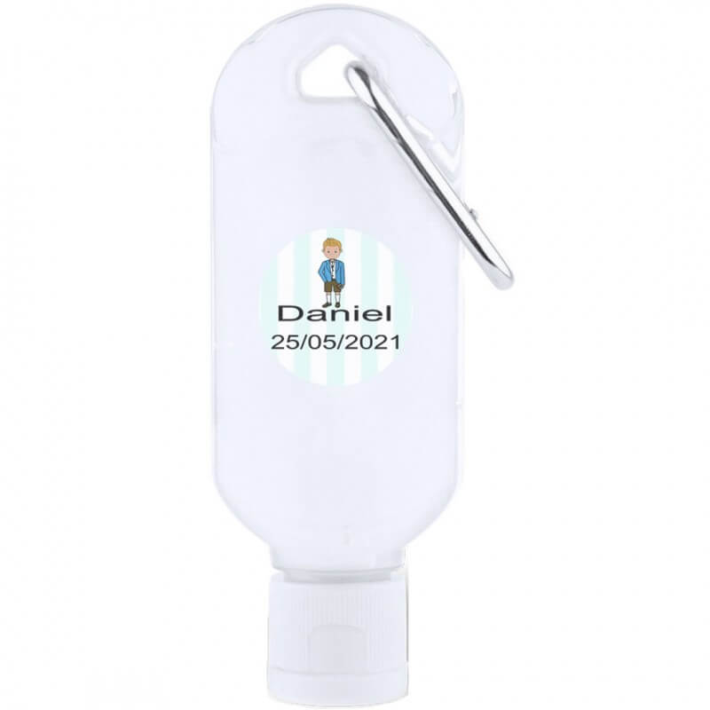 Gel Hidroalcohólico personalizable comunión niño