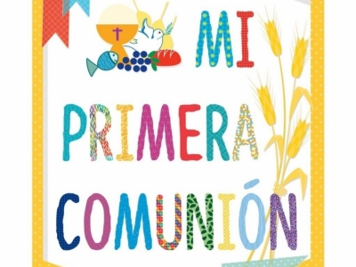 Complementos para comunión, especial libros de huella, firmas y fotos
